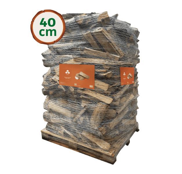 Bois de chauffage 40 cm Wooday - Bois bûche 100% feuillus